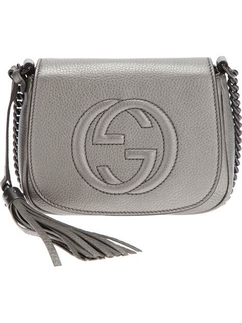 grey gucci tote bag|small gucci shoulder bag.